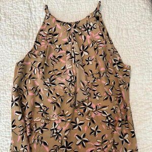 Womens Ruffle Tank Blouse